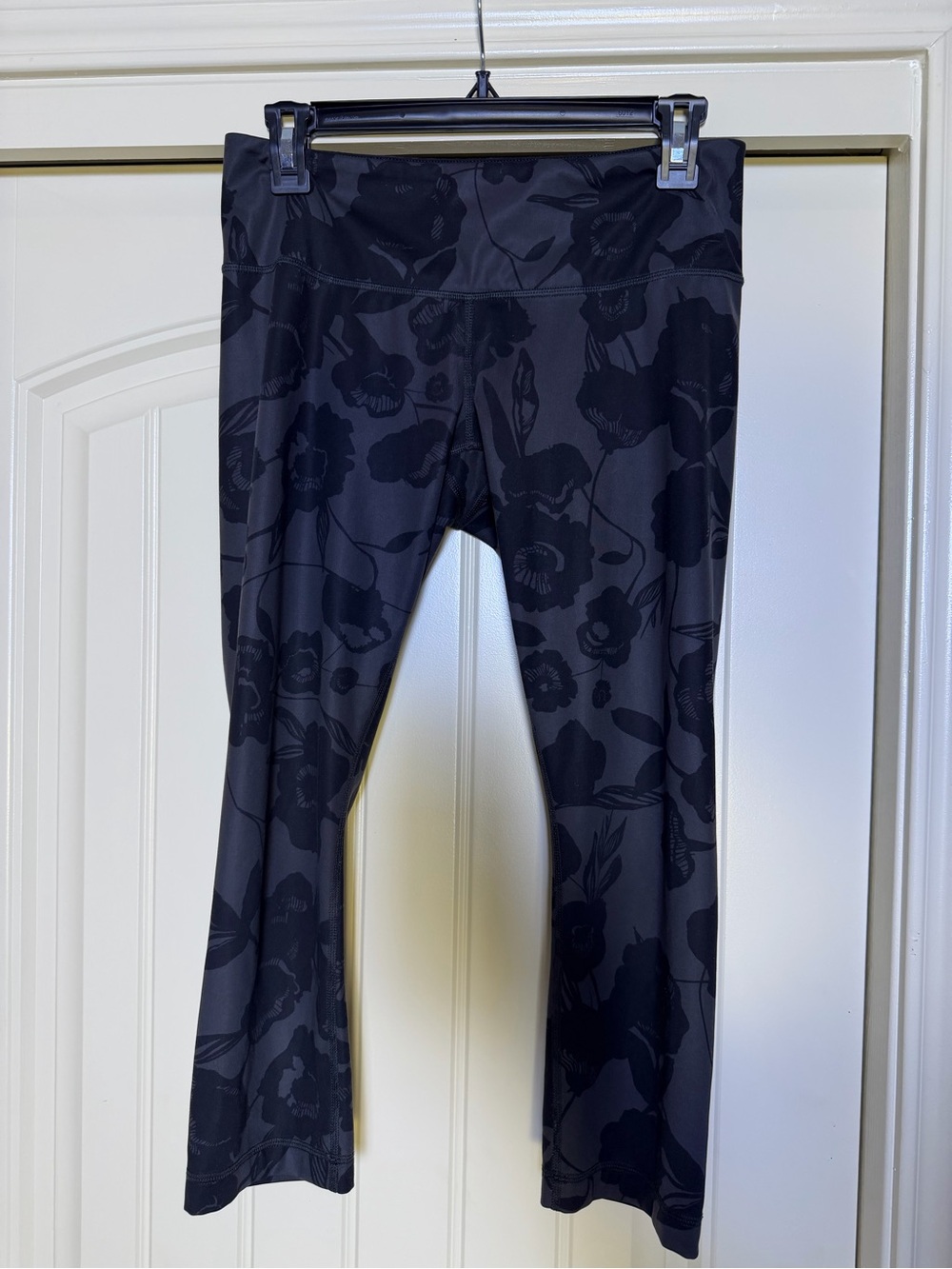 lululemon athletica Black Floral Leggings